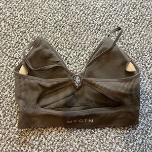 NVGTN Chocolate Brown Women's Top